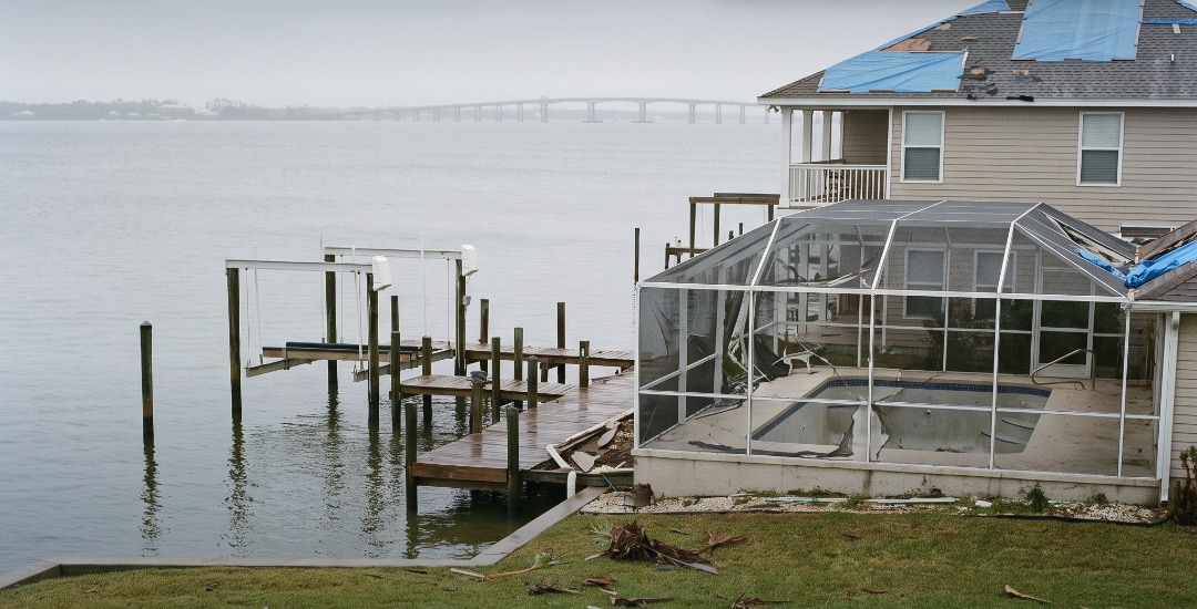 Hurricane Isaias damage in Gulf Breeze