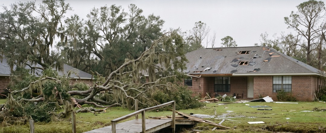 Hurricane Isaias damage in Niceville · Valparaiso · Mary Esther